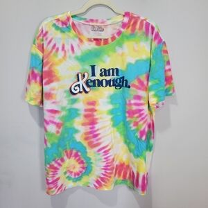 Barbie The Movie I Am Kenough KEN  Tie Dye T-shirt Women's Size X-Large NEW